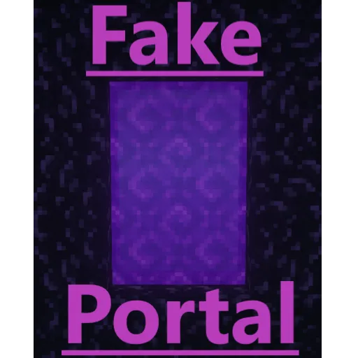 Fake Portal — скриншот 1 (Текстуры, Minecraft)