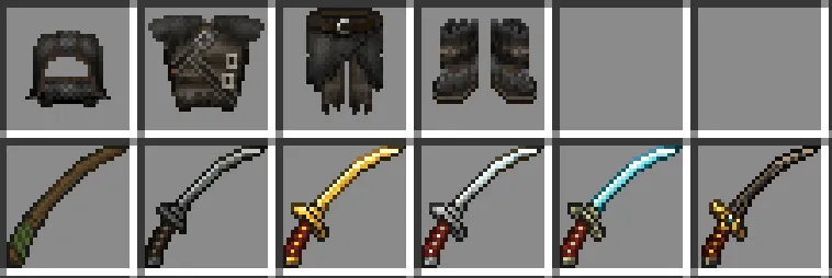 Ninja armor, Моды, Minecraft