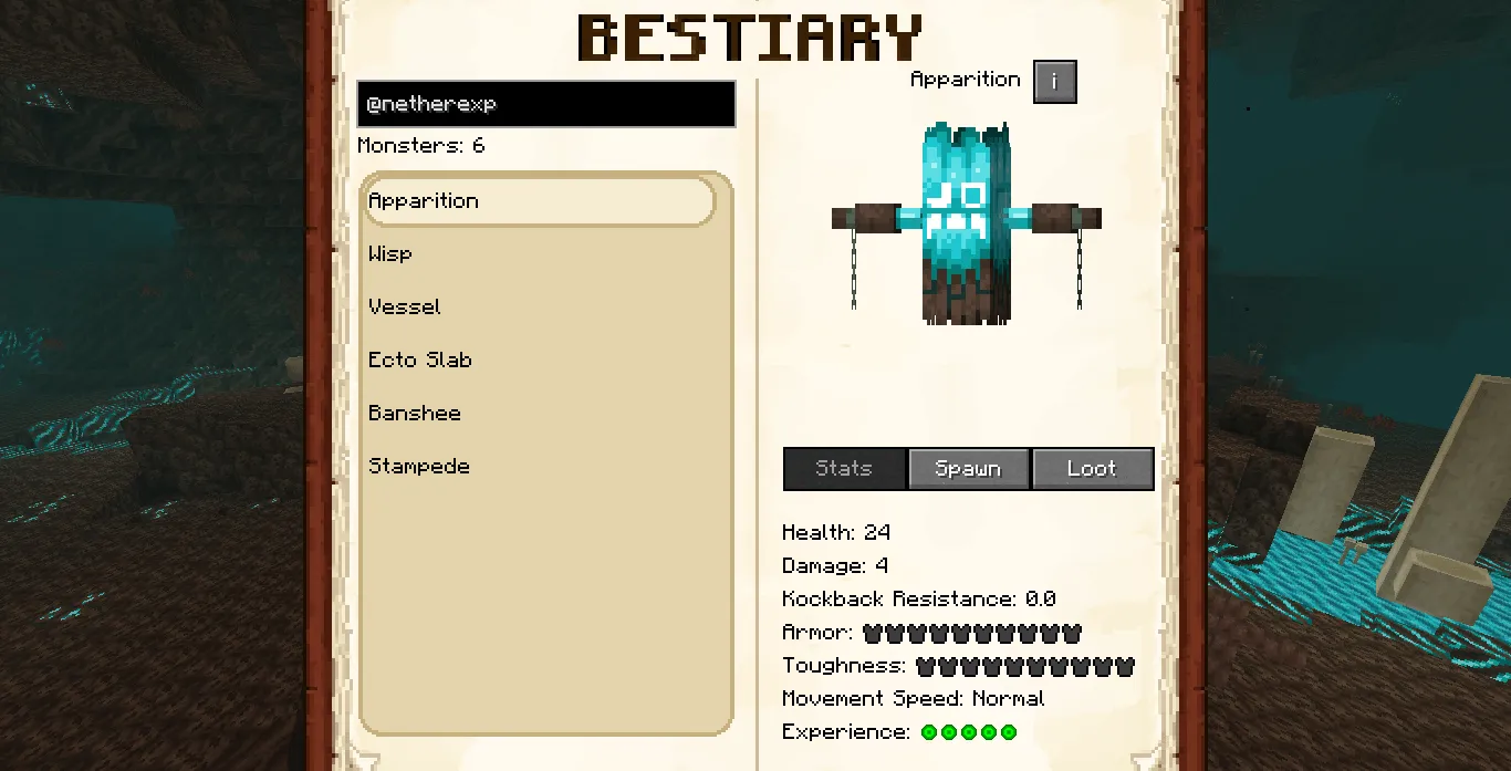 Modestiary, Дата-паки, Minecraft