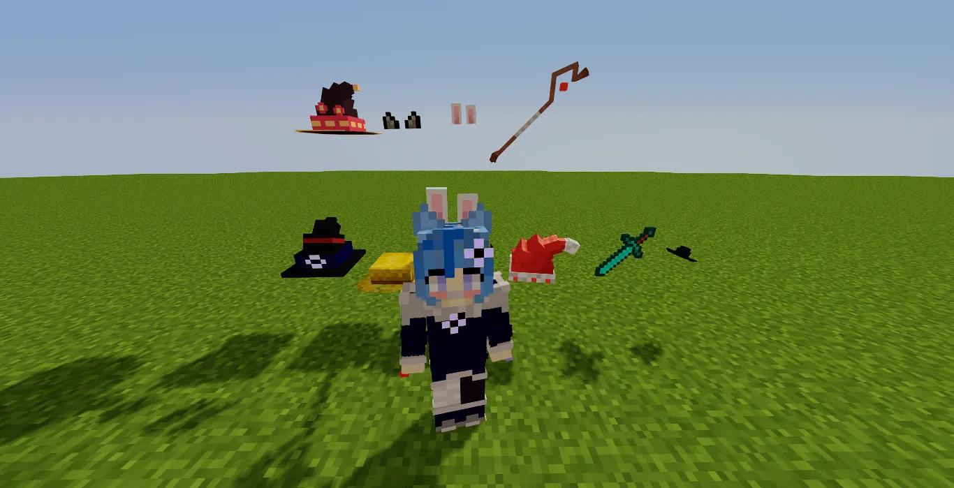 Custom Random Hats, Текстуры, Minecraft