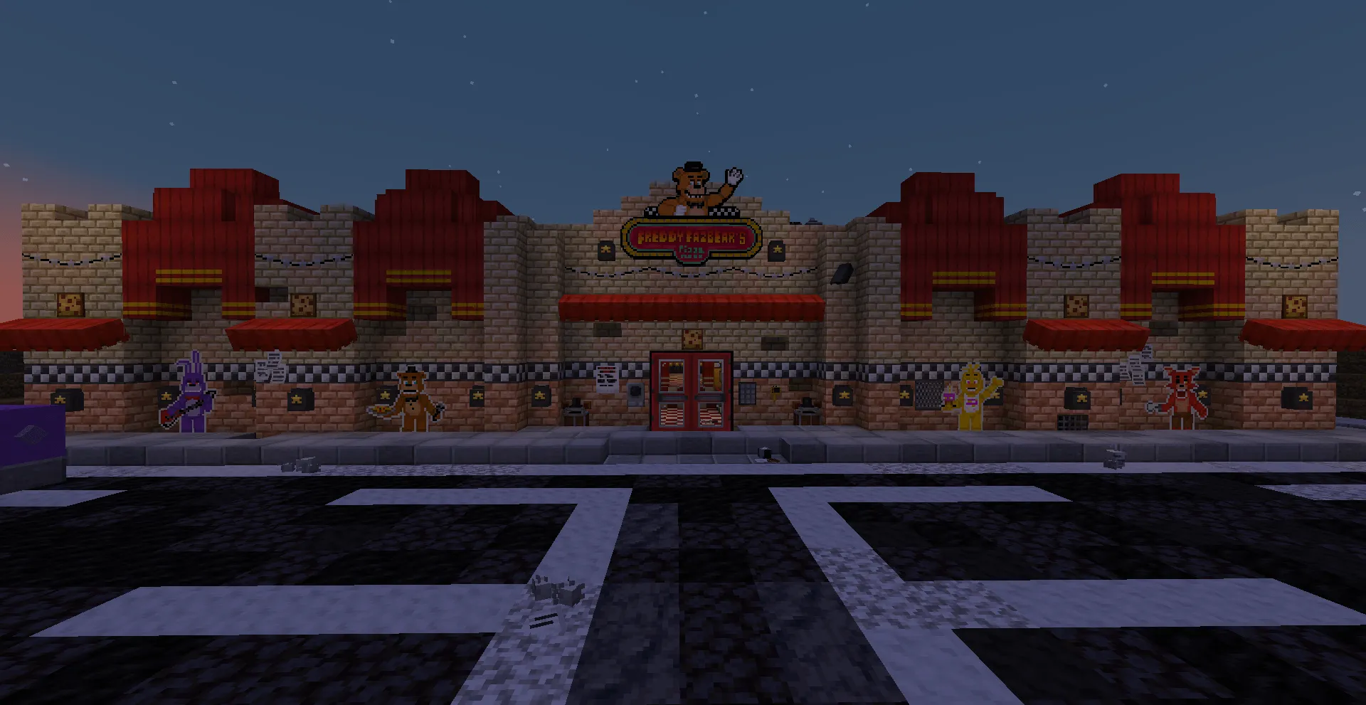 Custom Freddy Fazbear's Pizza — скриншот 14 (Карты, Minecraft)