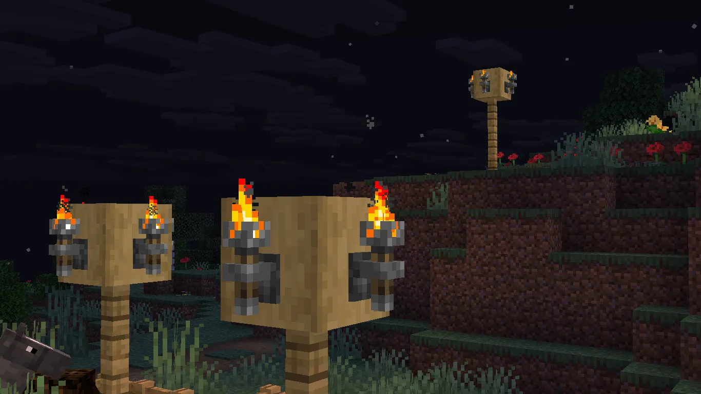 Enhanced Torches — скриншот 2 (Текстуры, Minecraft)