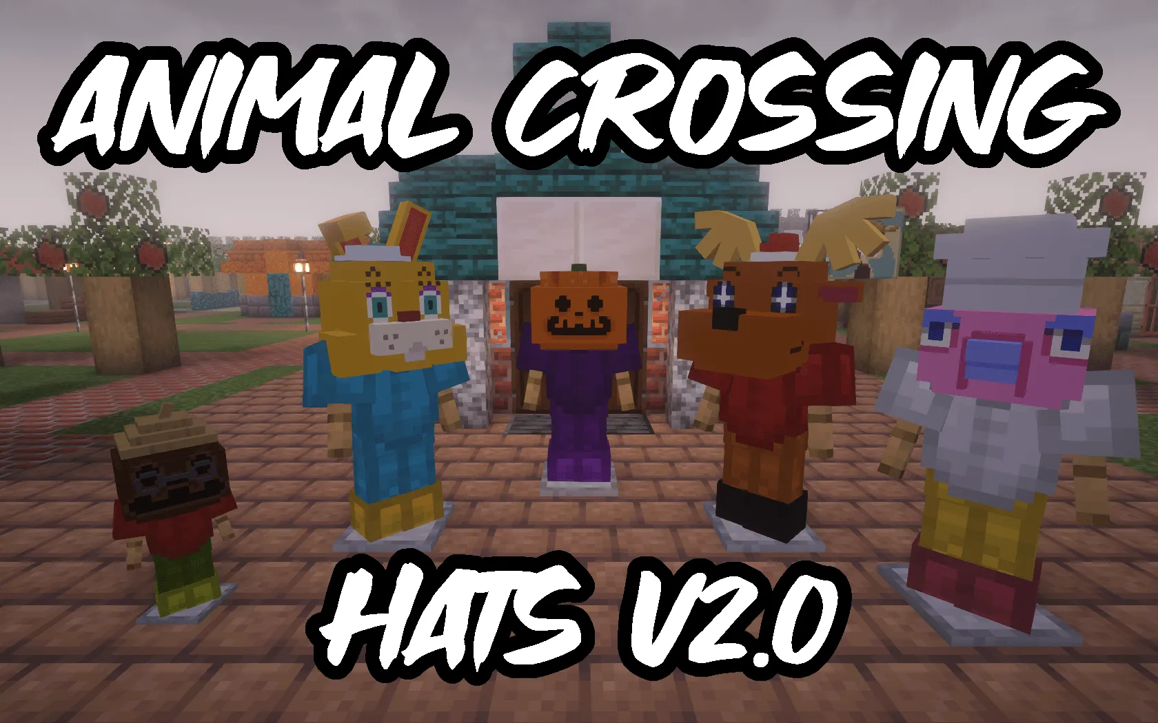 Animal Crossing Hats — скриншот 1 (Текстуры, Minecraft)