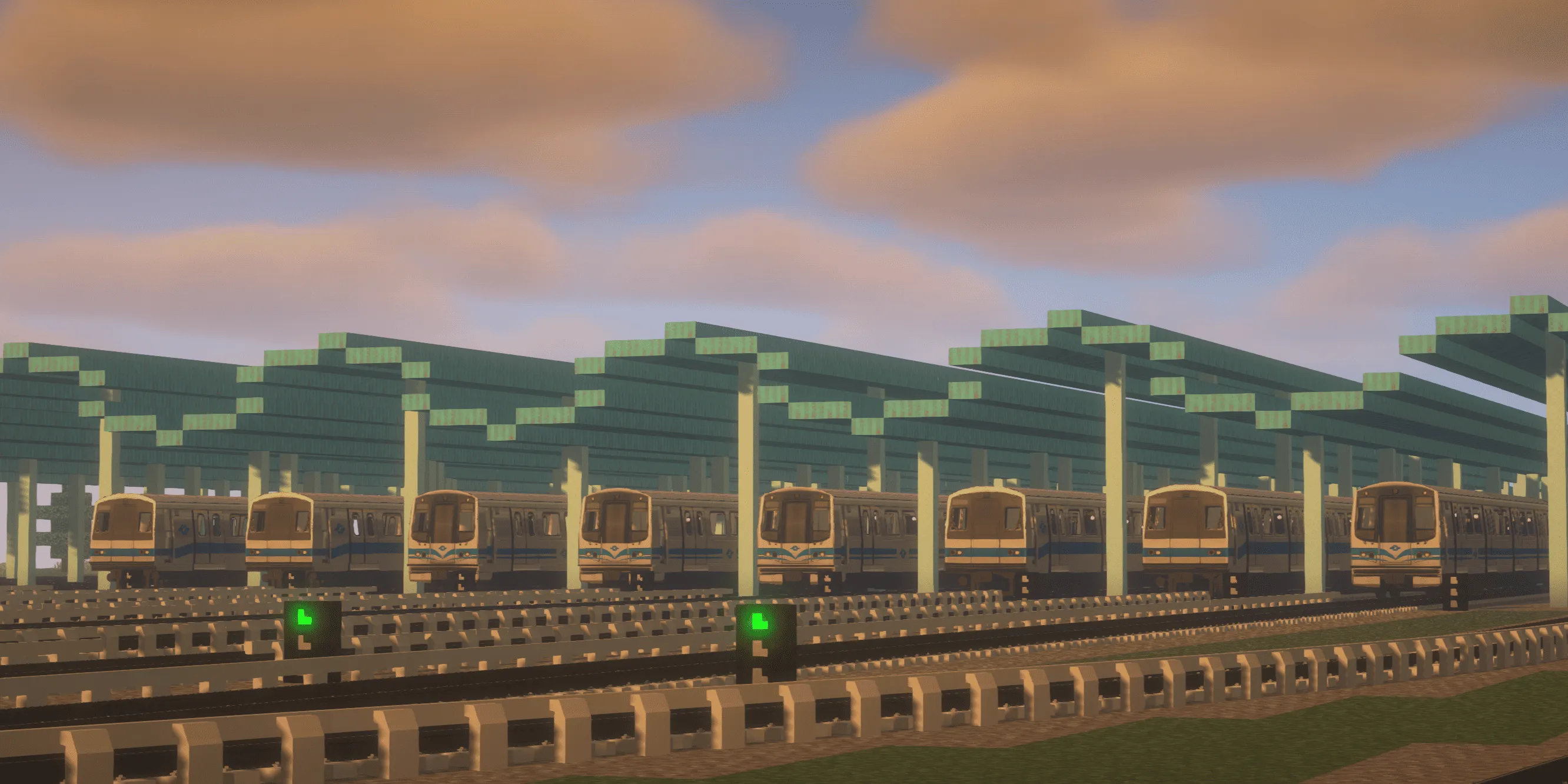 MTR Taipei Metro Expansion Pack — скриншот 3 (Текстуры, Minecraft)