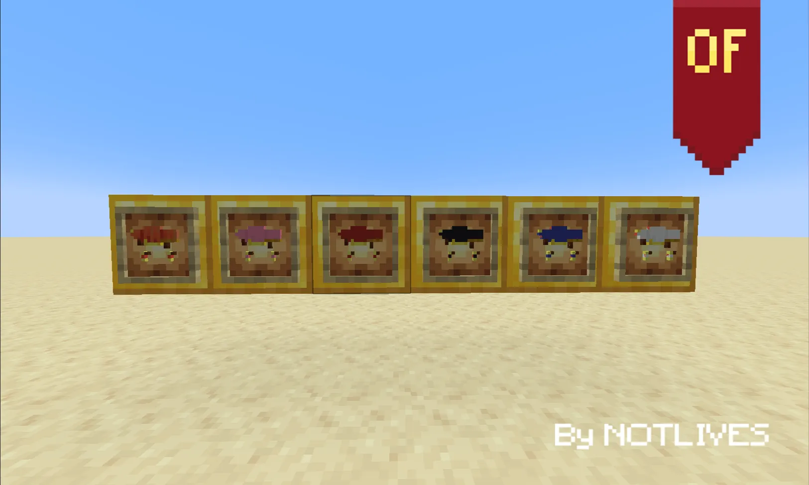 NOTLIVES's Samurai dog Armor V1 — скриншот 4 (Текстуры, Minecraft)