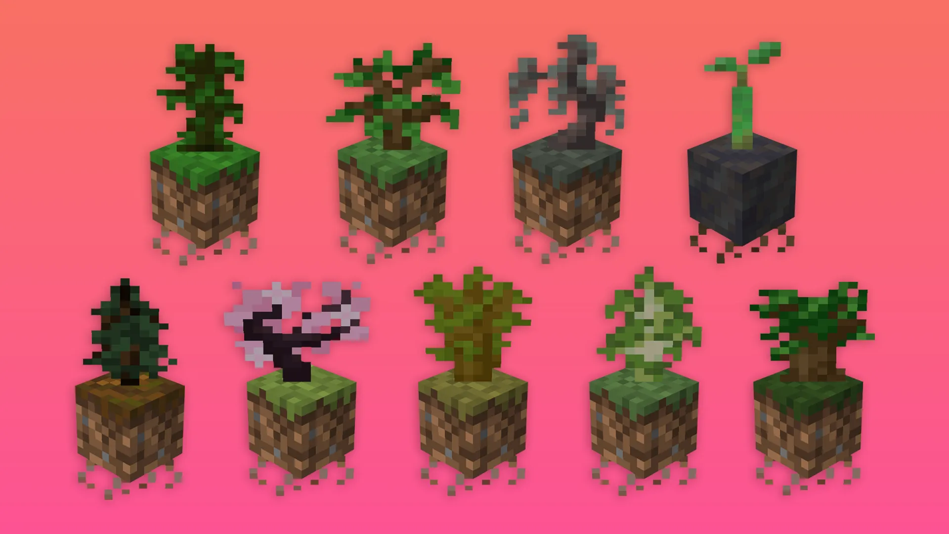 Fresh Flowers and Plants, Текстуры, Minecraft