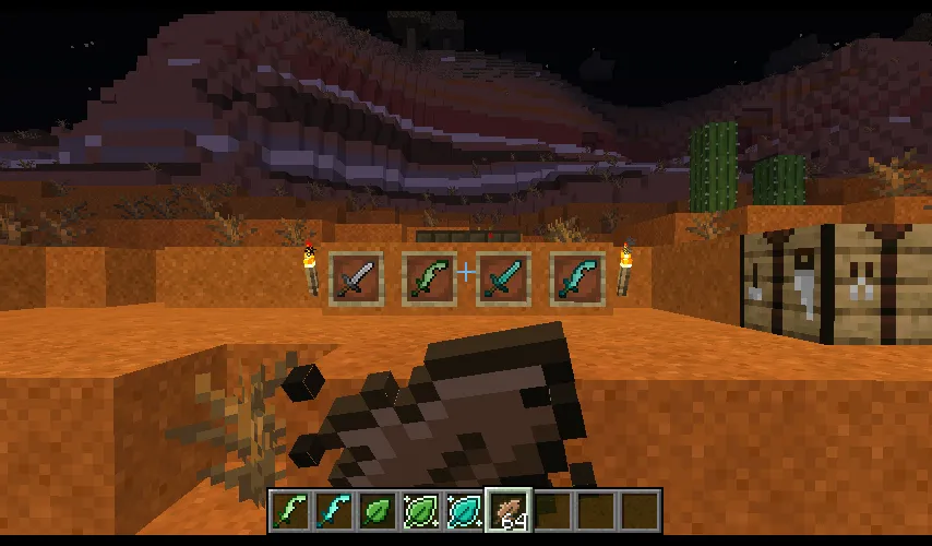 Leaf Blade, Моды, Minecraft