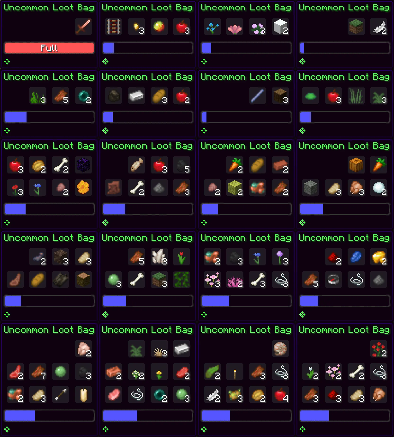 Vanilla Loot Bags — скриншот 4 (Дата-паки, Minecraft)