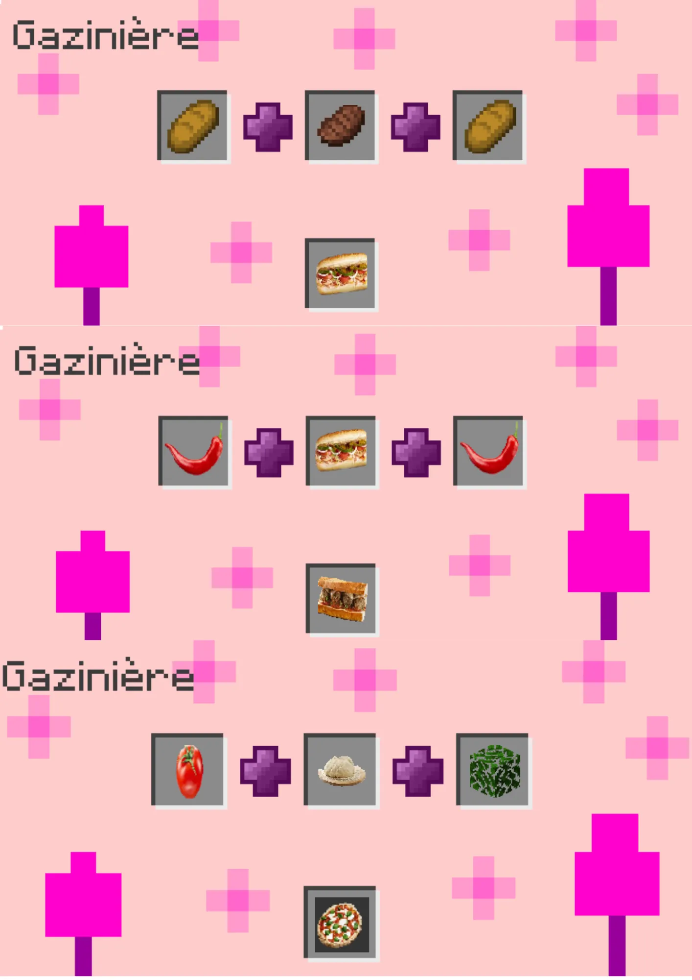 PinkyCraft, Моды, Minecraft