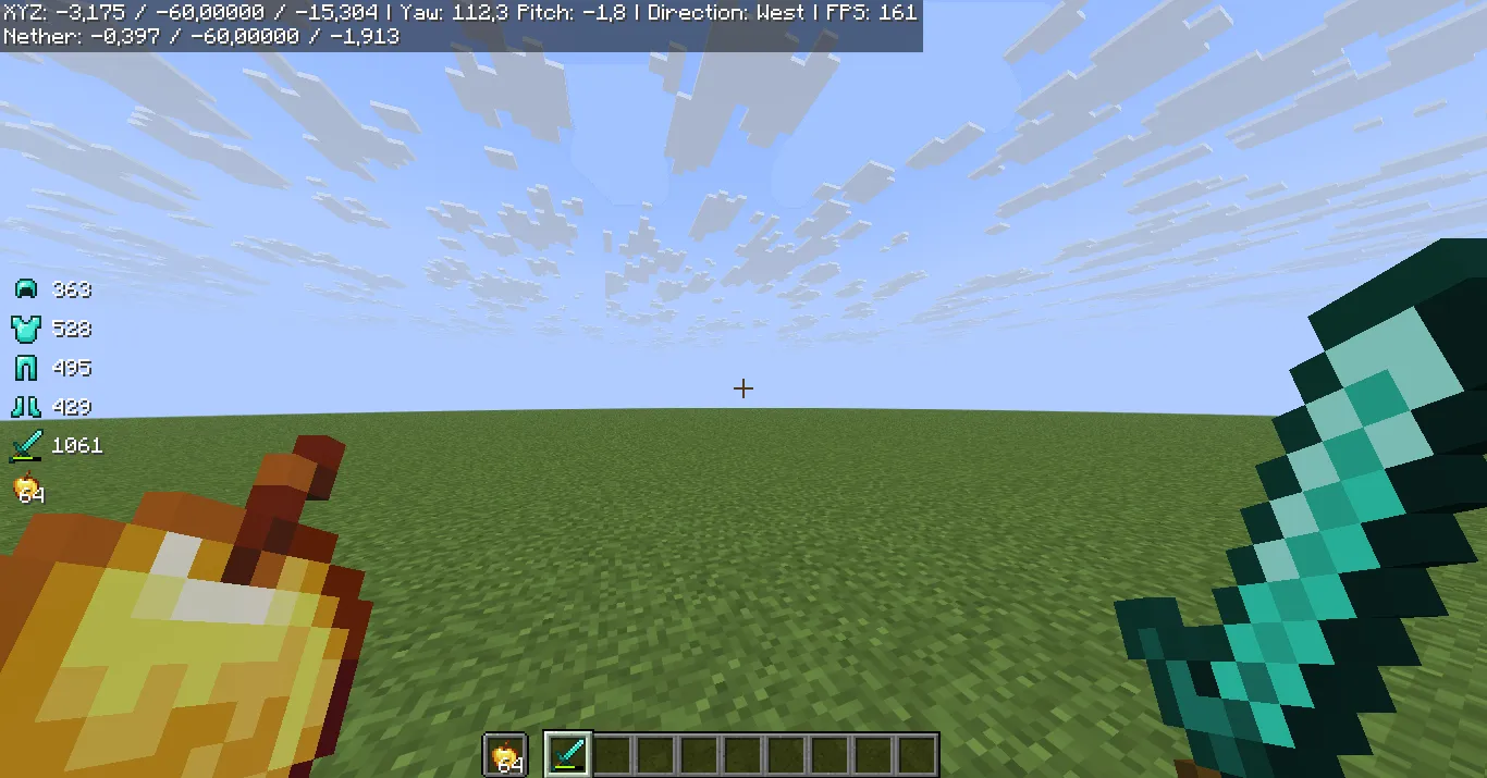 RTHuds — скриншот 1 (Моды, Minecraft)