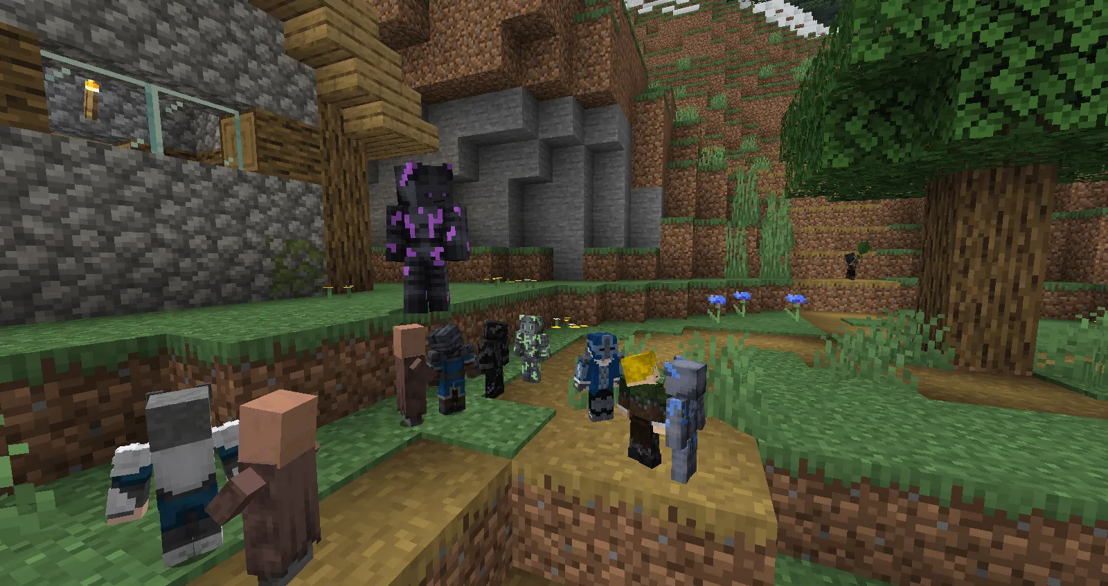 Songs of War Villagers — скриншот 1 (Текстуры, Minecraft)