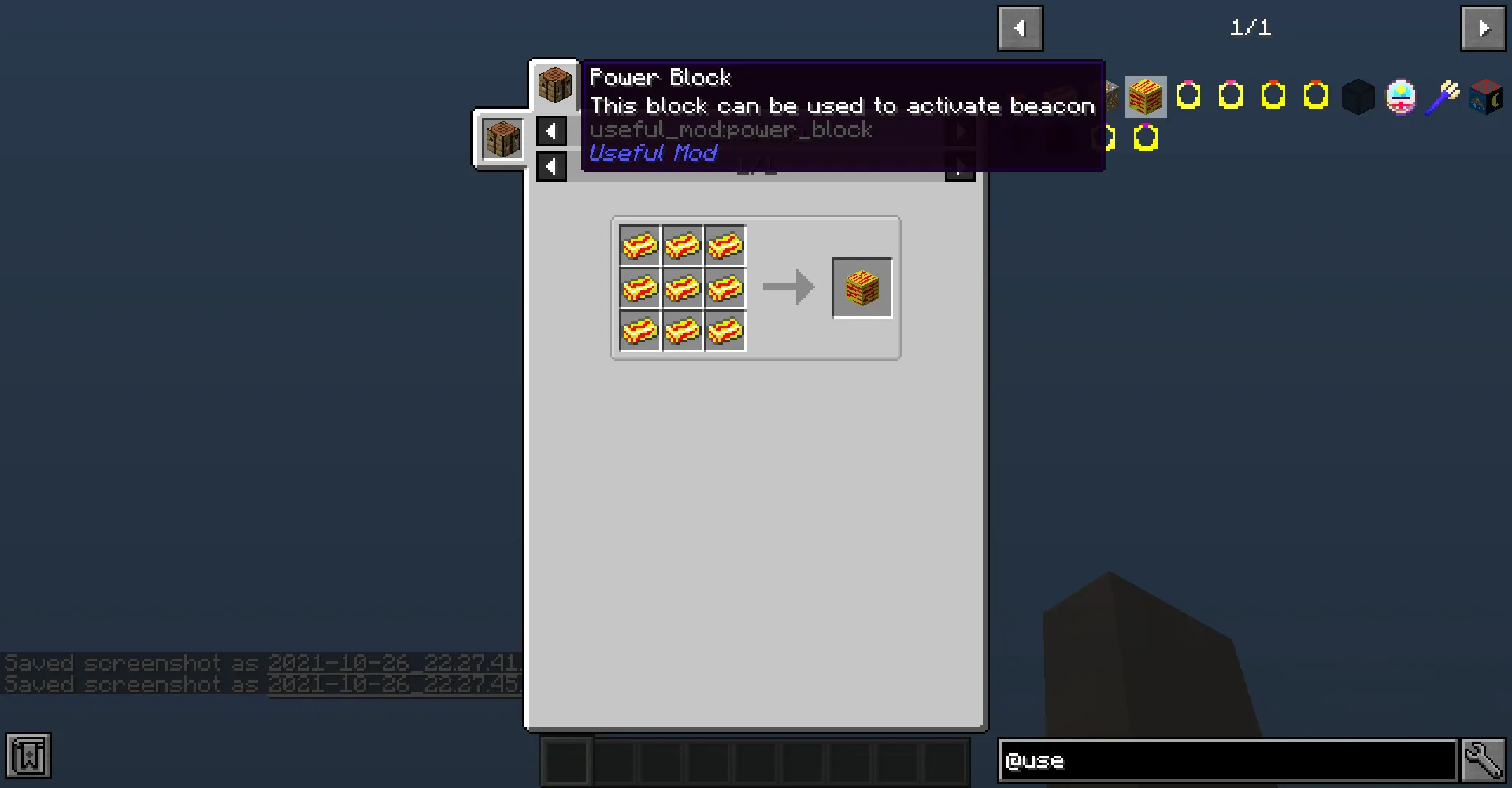 Useful_Mod, Моды, Minecraft