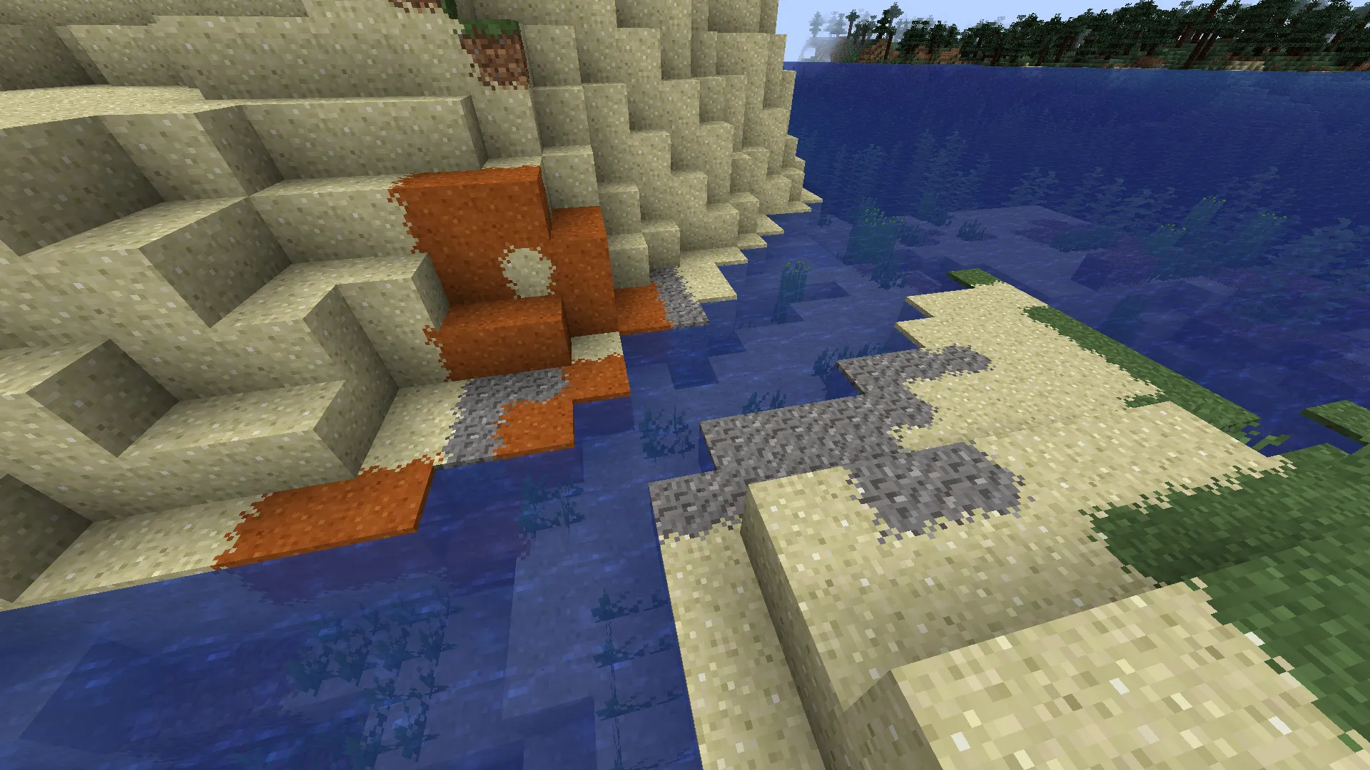 Classic improvements ADD-ON 3 Sand overlays — скриншот 2 (Текстуры, Minecraft)