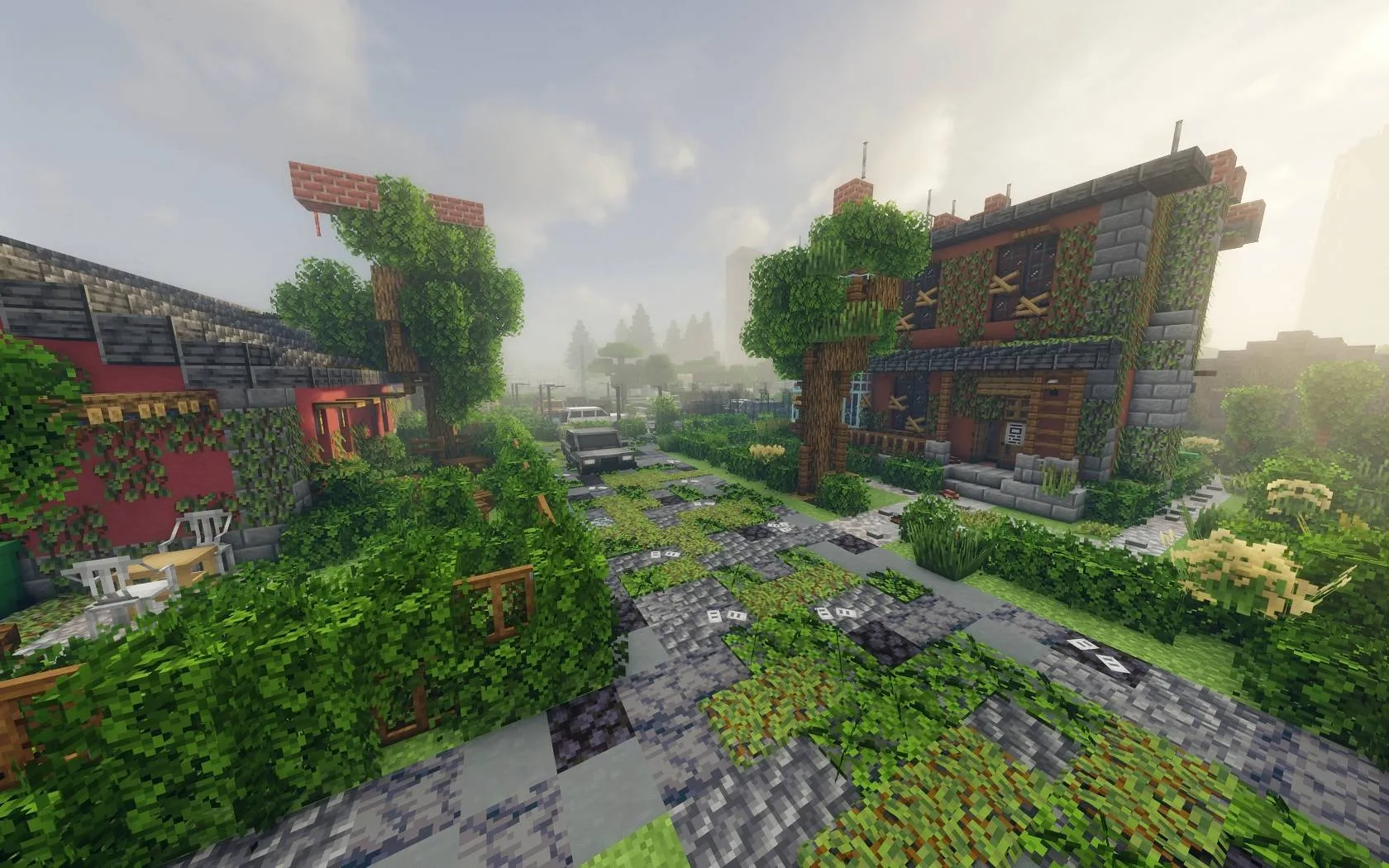 ChaosZPack [Lost Cities] Better Cities / Zombie Apocalypse /  Abandoned Structures / TacZ, Моды, Minecraft