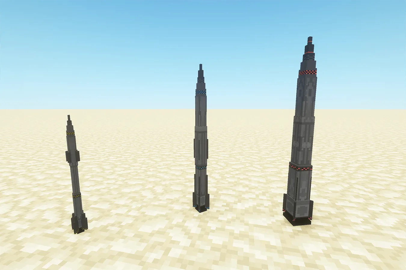 Ballistix: Bigger Missiles, Текстуры, Minecraft