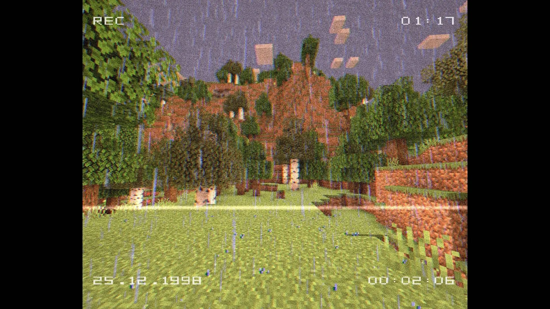 VHS Overlay, Шейдеры, Minecraft