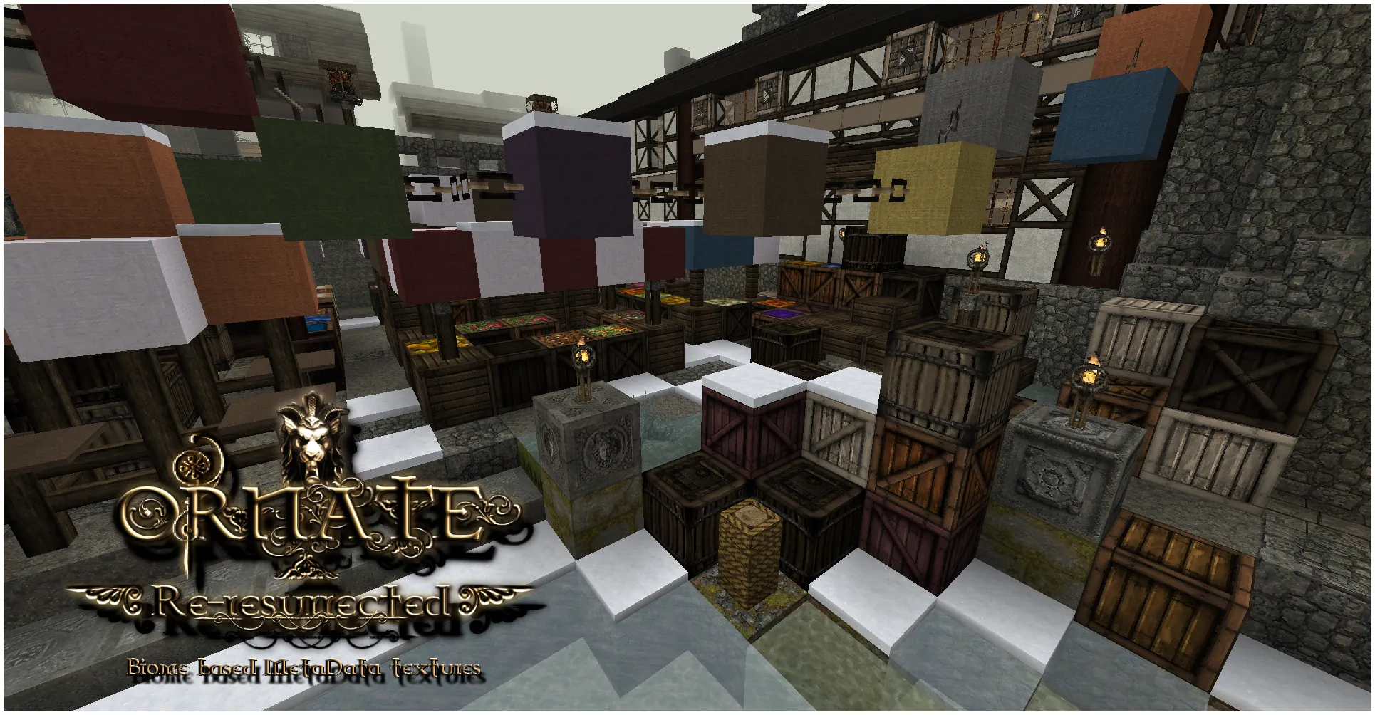Ornate 5 Re-resurrected - MetaData AddOn — скриншот 2 (Текстуры, Minecraft)