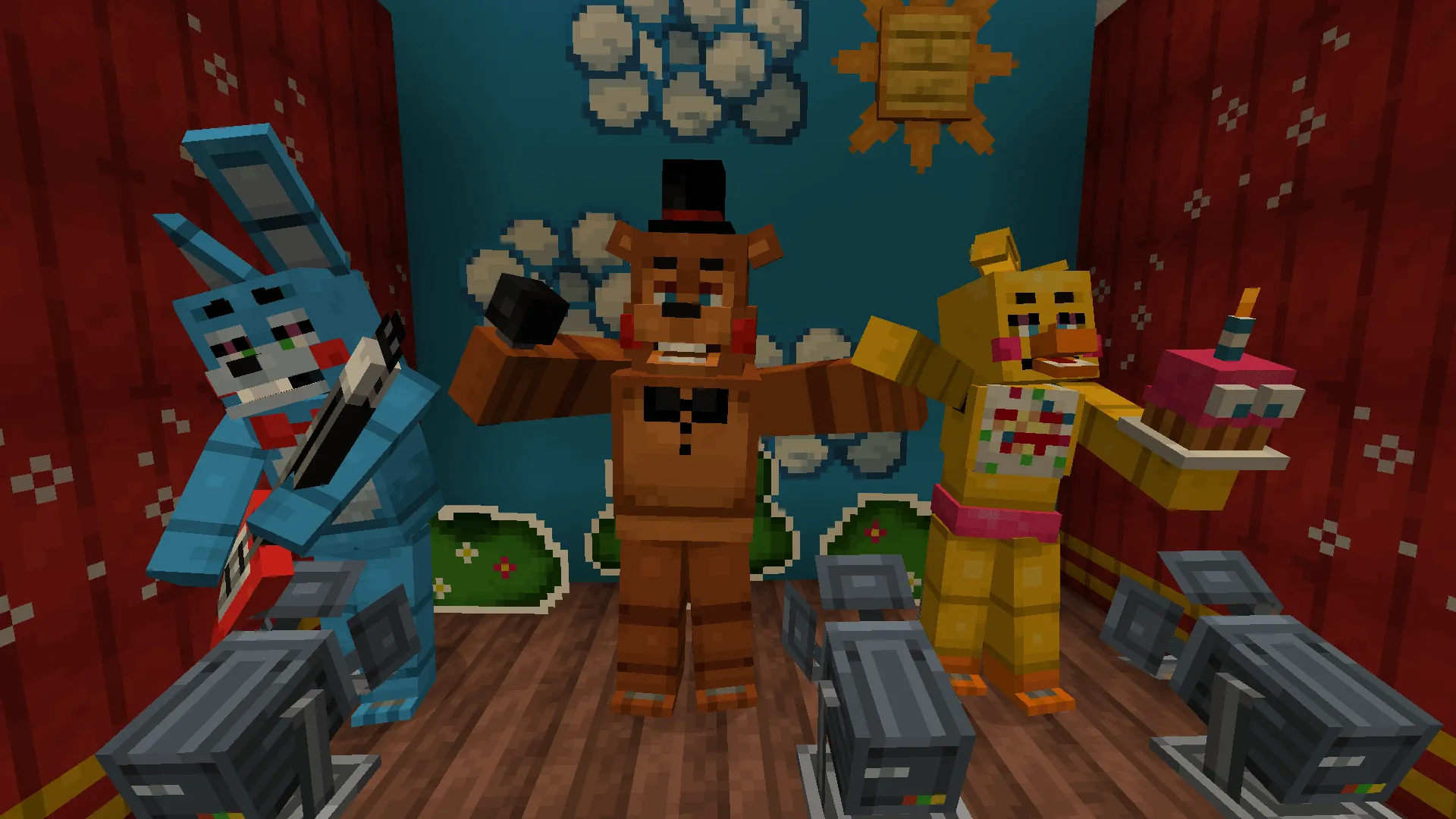 PenguinMinerGman's Custom FNAF 2 Pizzeria — скриншот 10 (Карты, Minecraft)