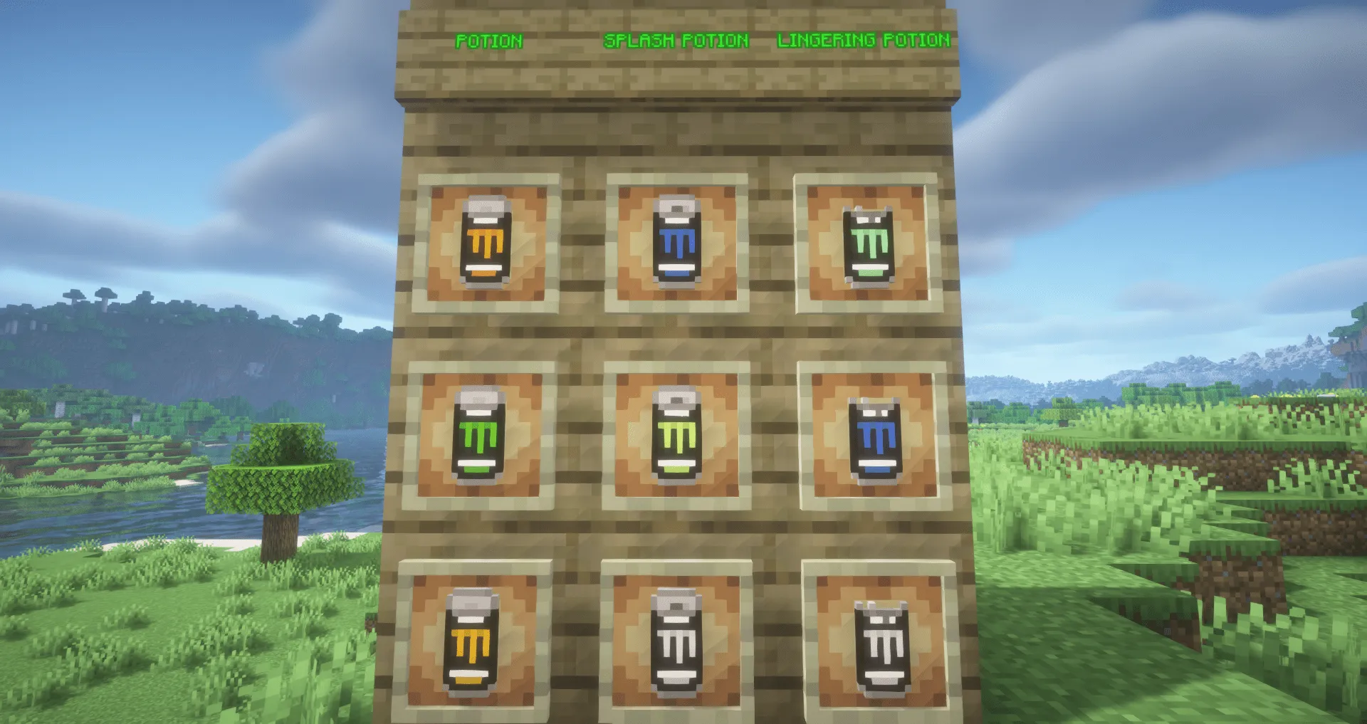 Monster Energy Can Potions — скриншот 2 (Текстуры, Minecraft)
