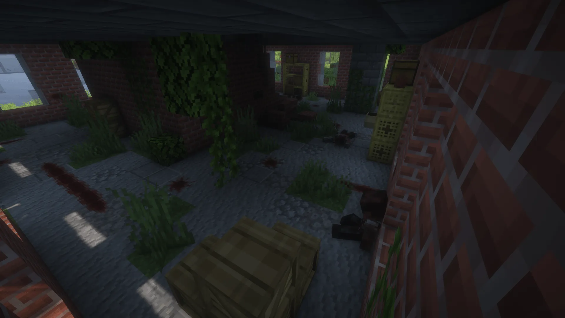 Abandoned City Buildings Doomsday Decoration Plugin — скриншот 1 (Моды, Minecraft)