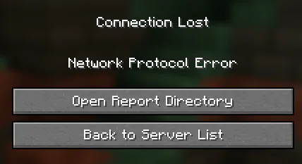 Network Protocol Disconnect (netprodis), Моды, Minecraft