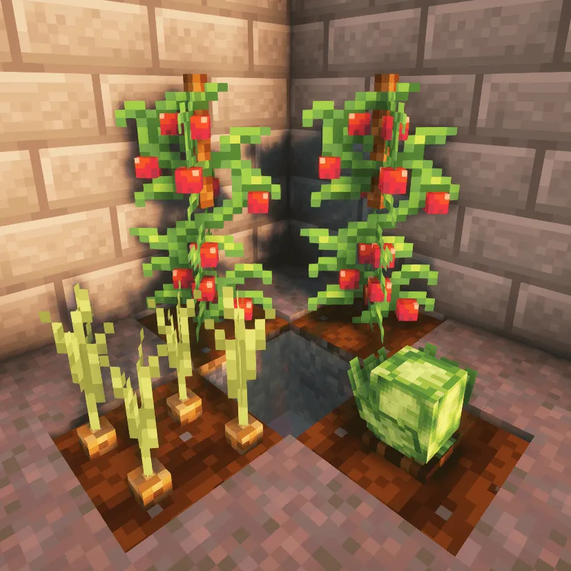 Crop 3D Pack, Текстуры, Minecraft