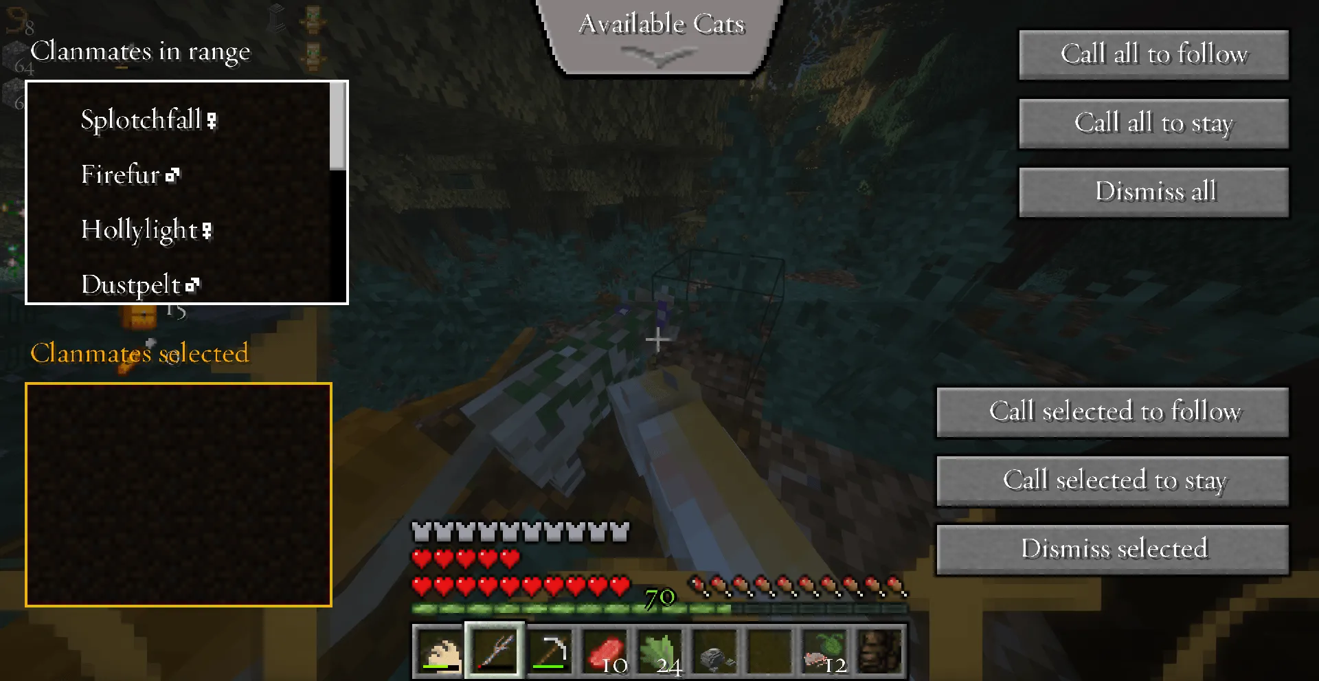 Warrior Cats Events, Моды, Minecraft