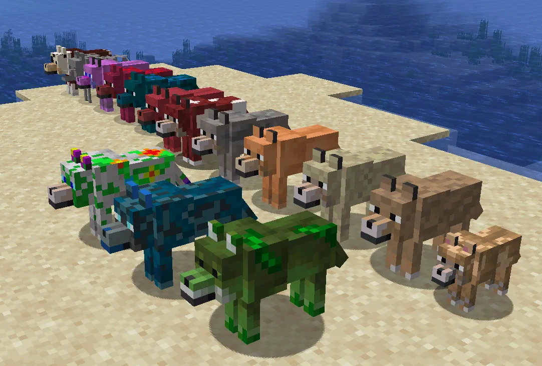World of Wolves — скриншот 3 (Моды, Minecraft)