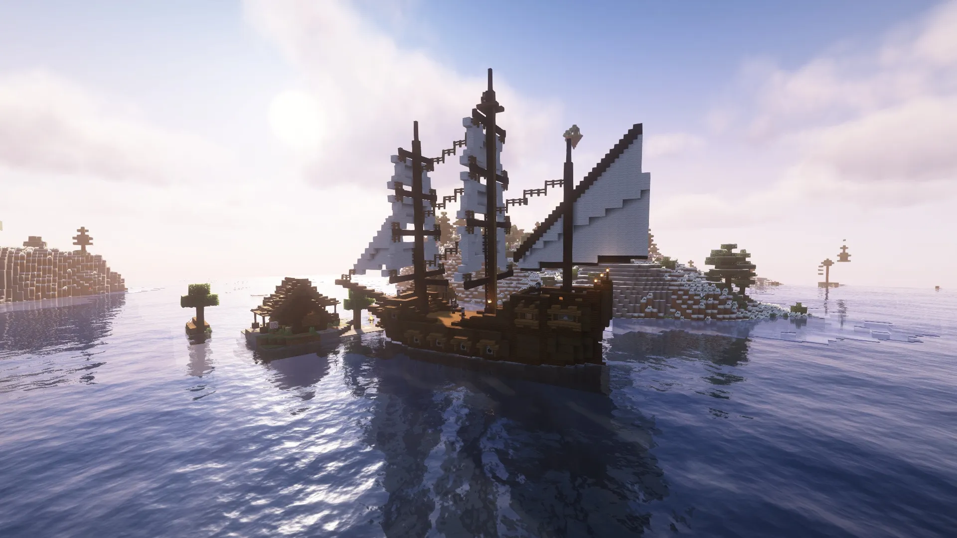 Over the Sea | Underwater Adventures! — скриншот 8 (Модпаки, Minecraft)