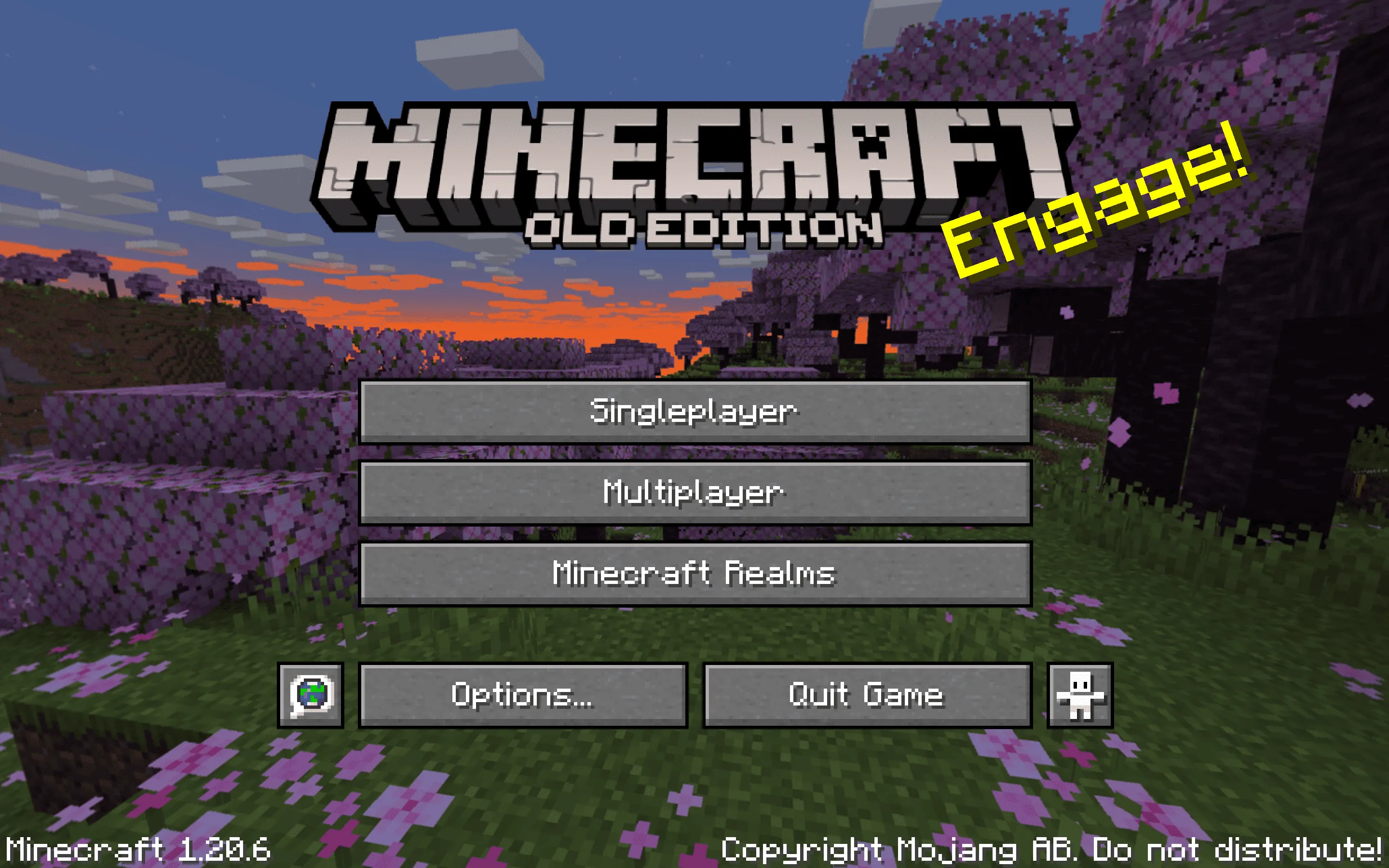 Old Title Menu — скриншот 1 (Текстуры, Minecraft)
