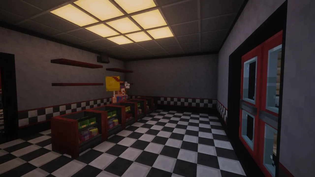 Fnaf Management Wanted Map (single player) — скриншот 2 (Карты, Minecraft)