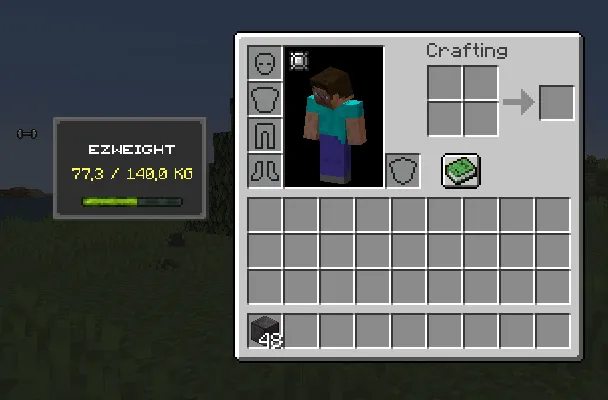 eZWeight — скриншот 3 (Моды, Minecraft)