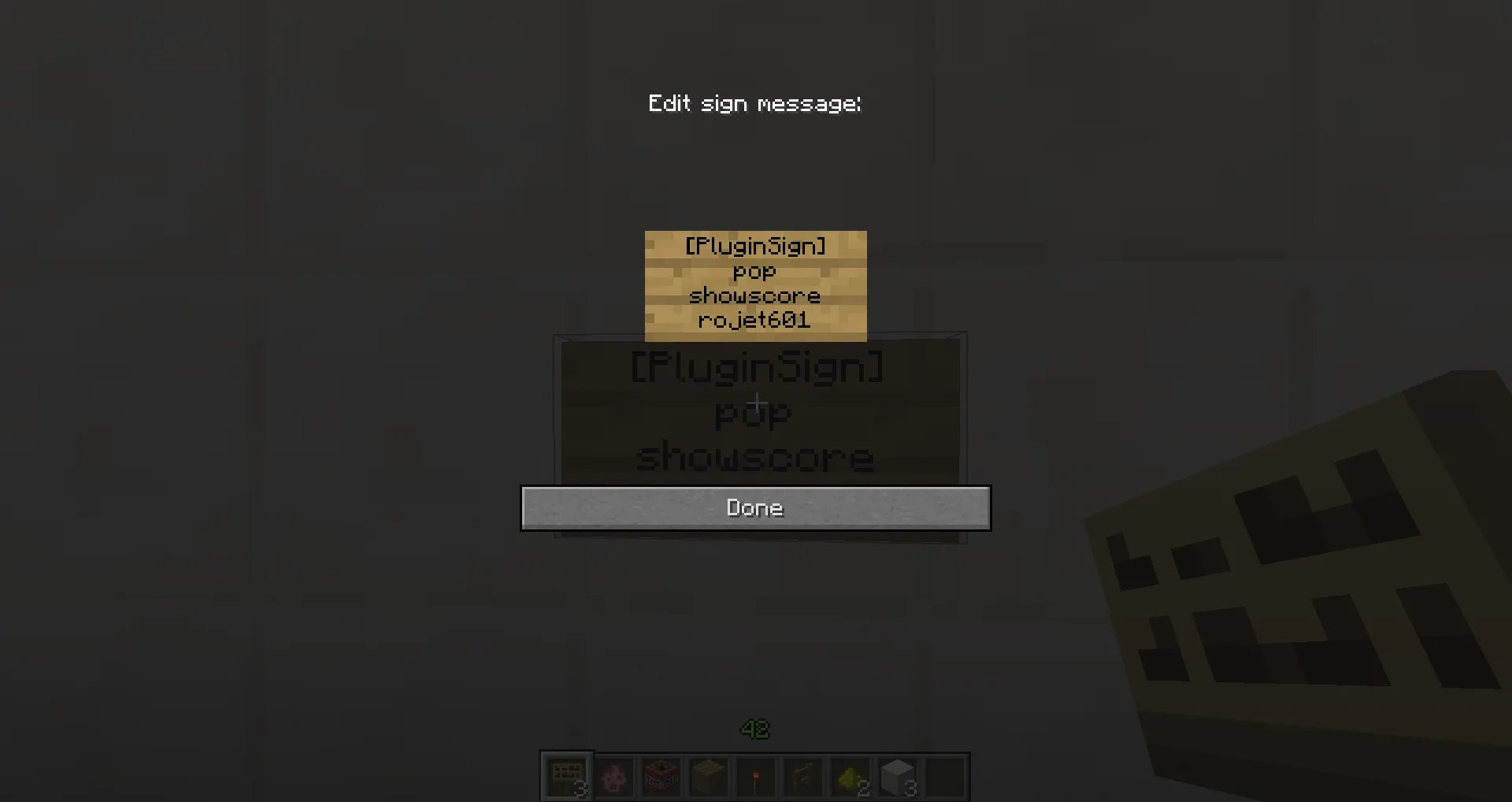 PluginSignAPI — скриншот 2 (Плагины, Minecraft)