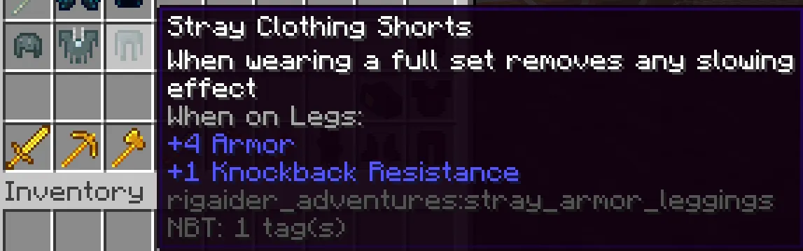 Rigaider Adventures, Моды, Minecraft