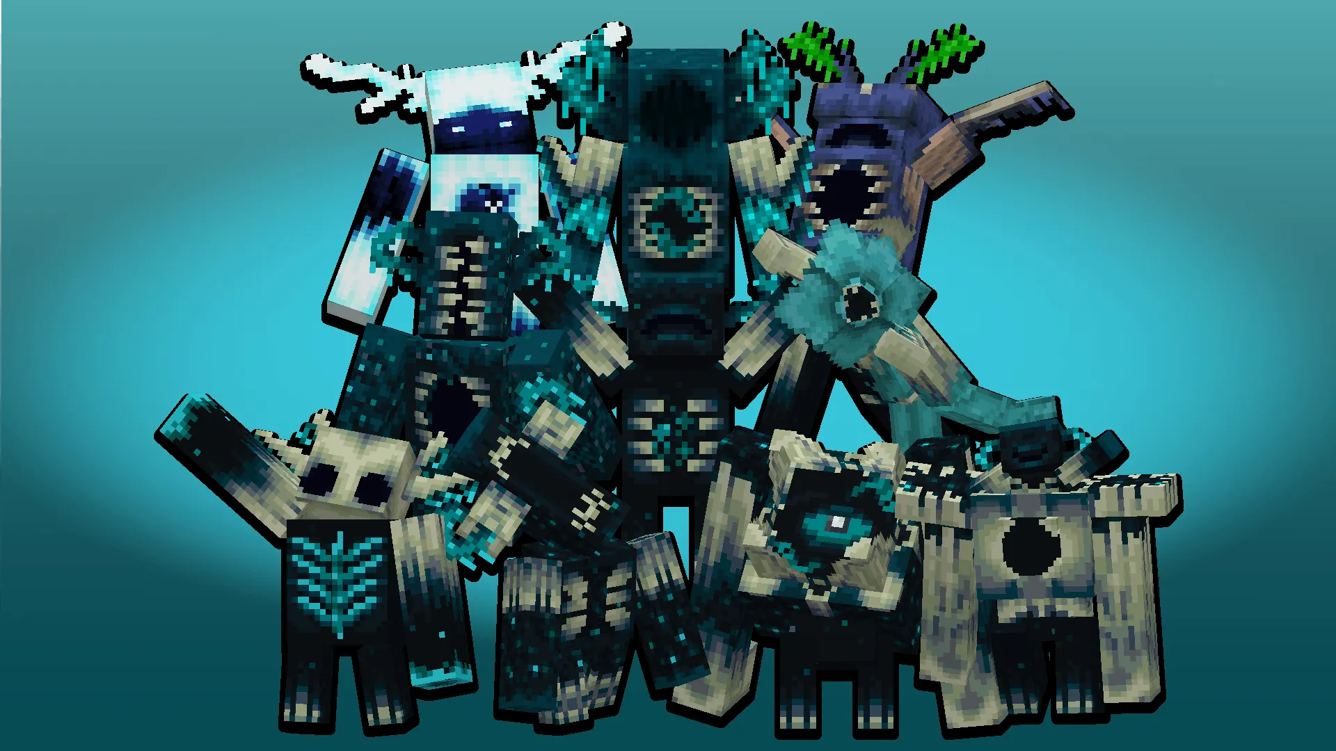 Assorted Wardens — скриншот 1 (Текстуры, Minecraft)