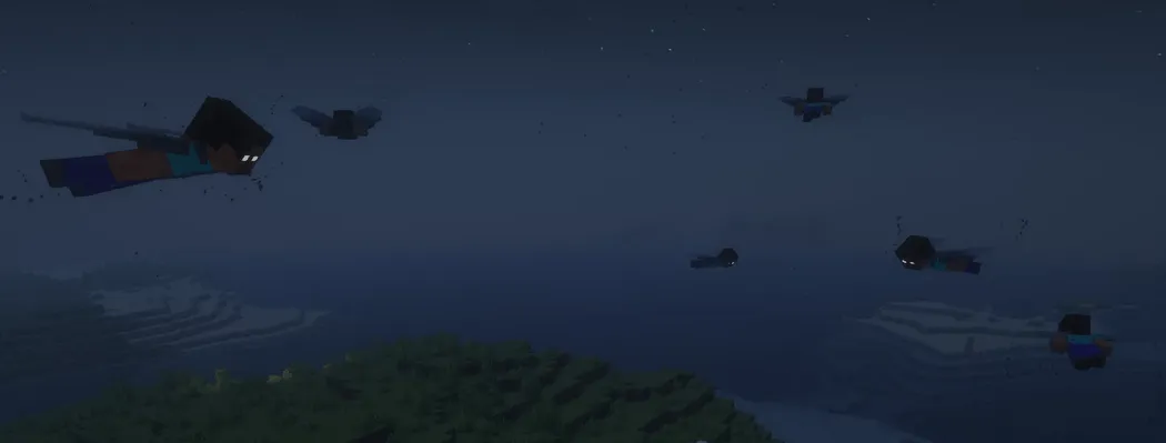 Herobrine Phantom, Текстуры, Minecraft