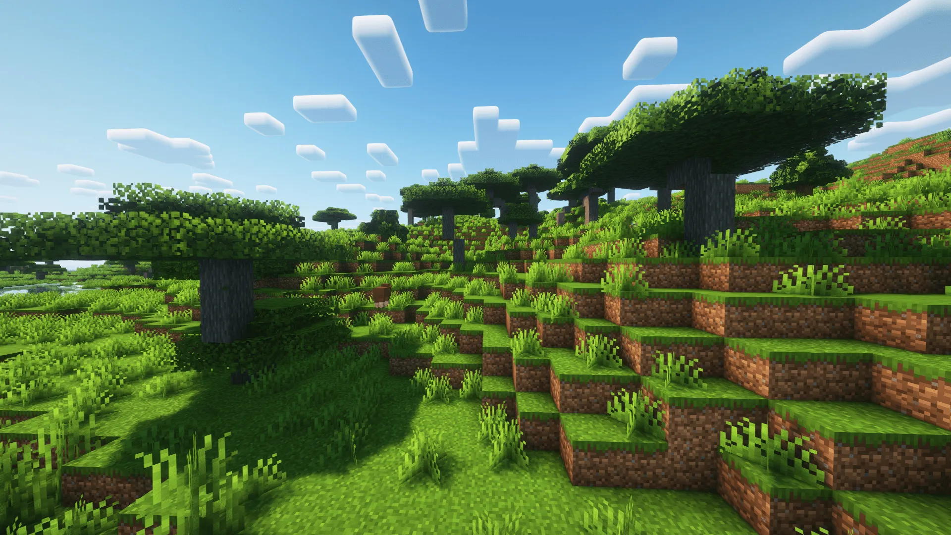 Green Savannas   — скриншот 1 (Аддоны, Minecraft)