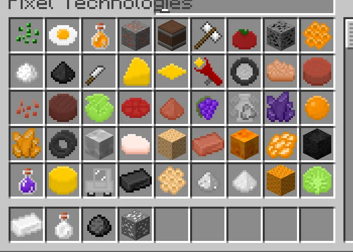 Pixel Technologies, Моды, Minecraft