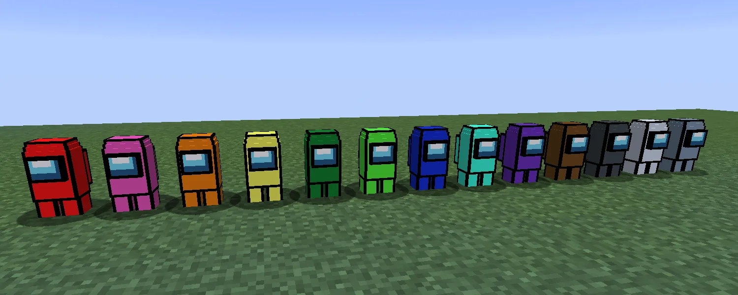 Among Us_resource pack — скриншот 3 (Текстуры, Minecraft)