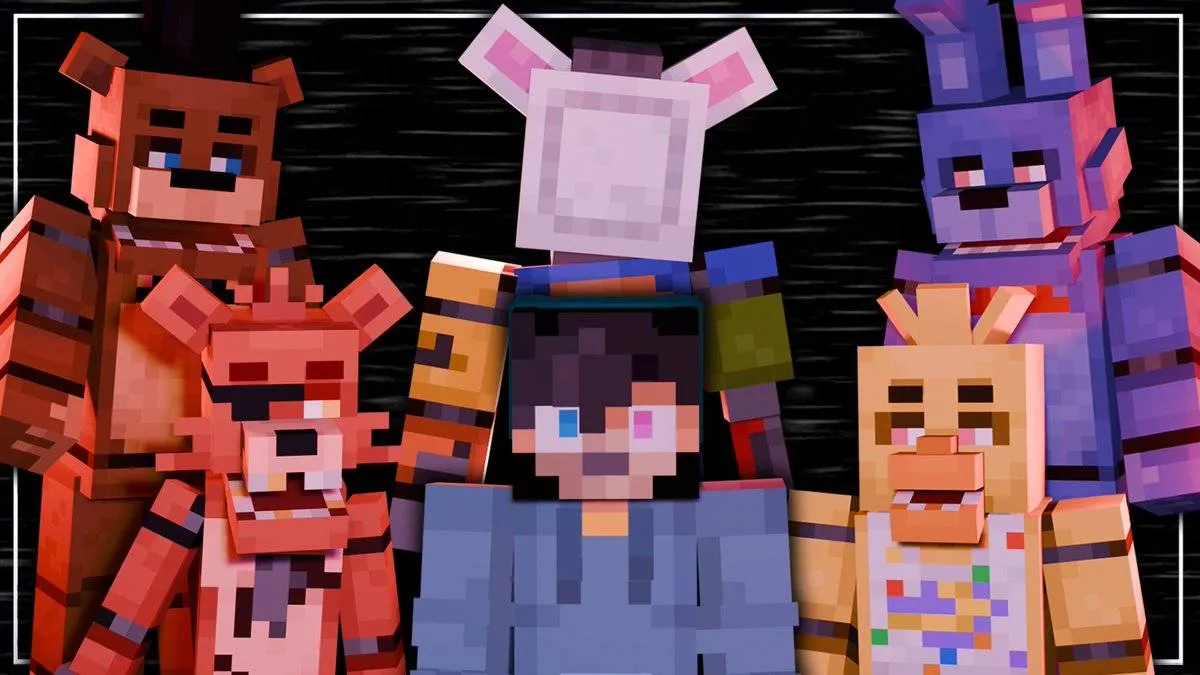 Real Time FNaF [Five Nights at Freddy's] — скриншот 1 (Моды, Minecraft)