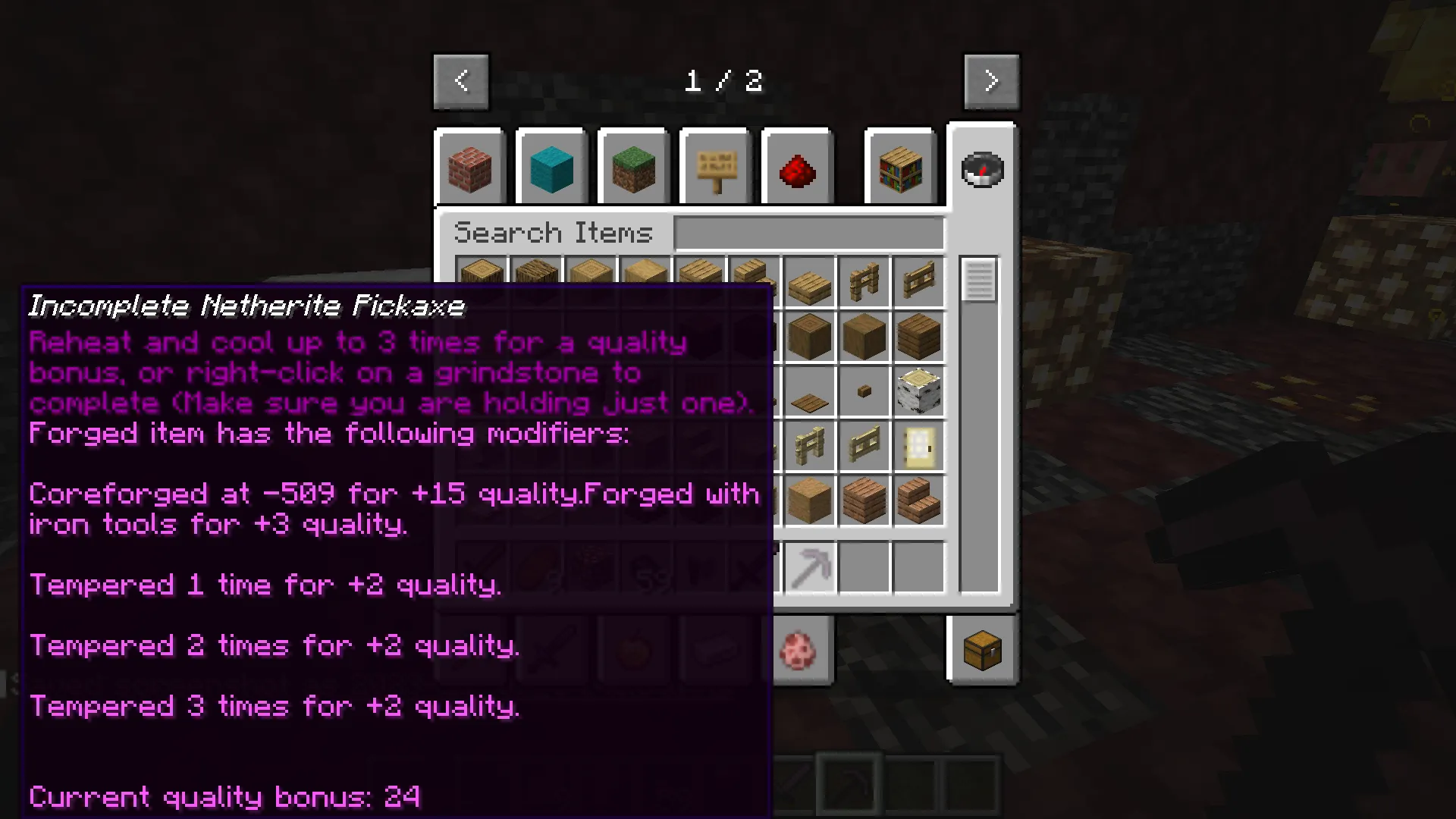 Runic Smithing, Моды, Minecraft