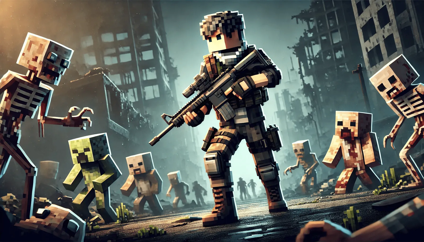 Apocalyptic Hardcore: The World of SCP Infection ☠️ — скриншот 1 (Модпаки, Minecraft)