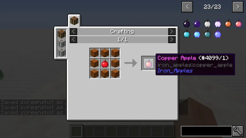 Iron Apples, Моды, Minecraft
