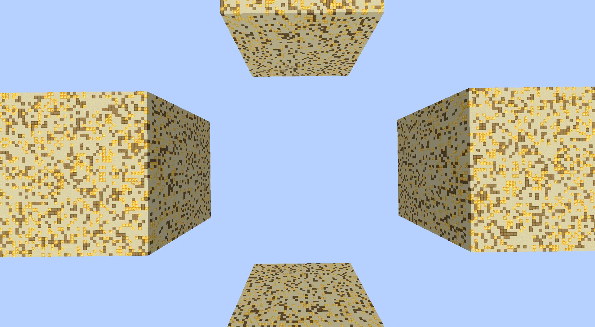 Cubão de LuckyBlock — скриншот 1 (Модпаки, Minecraft)