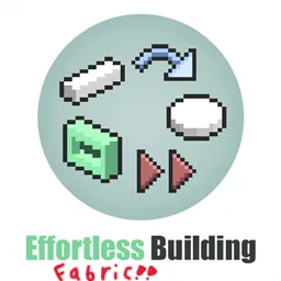 Effortless Building (Fabric) — скриншот 1 (Моды, Minecraft)
