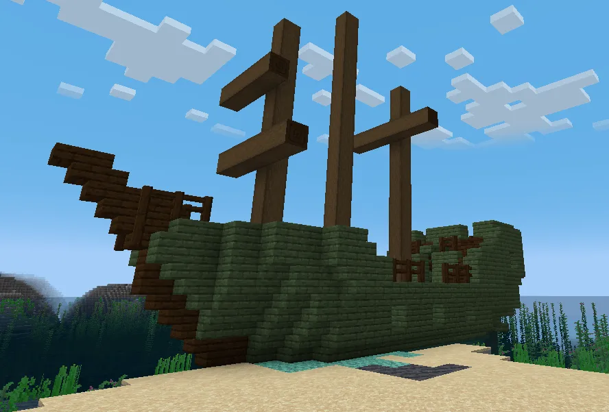 Mossy Green Mangrove, Текстуры, Minecraft