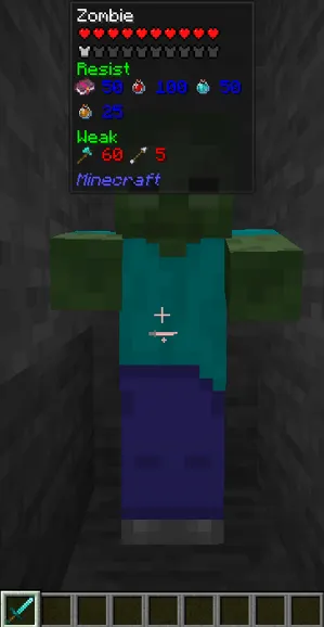 Weakness & Resistance System, Моды, Minecraft