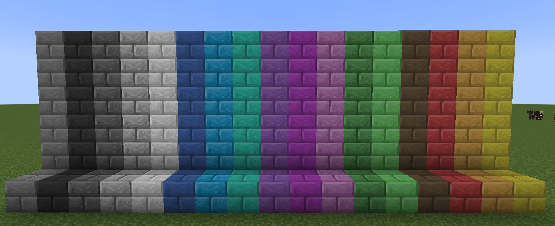 Dyeable Planks & Stonebricks — скриншот 2 (Моды, Minecraft)