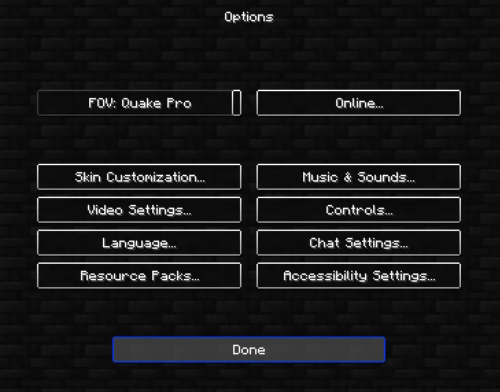 Only Blue Gui — скриншот 2 (Текстуры, Minecraft)