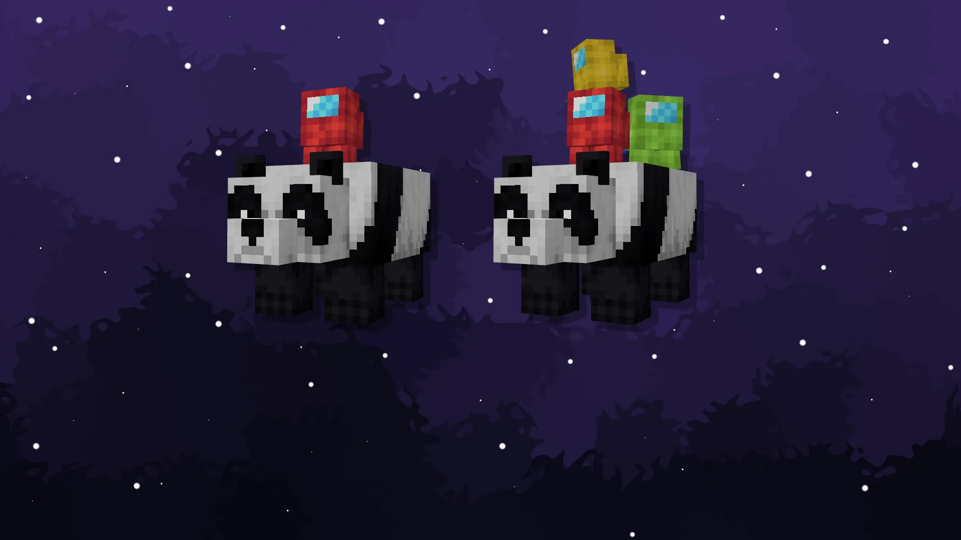 Puffier Pandas, Текстуры, Minecraft